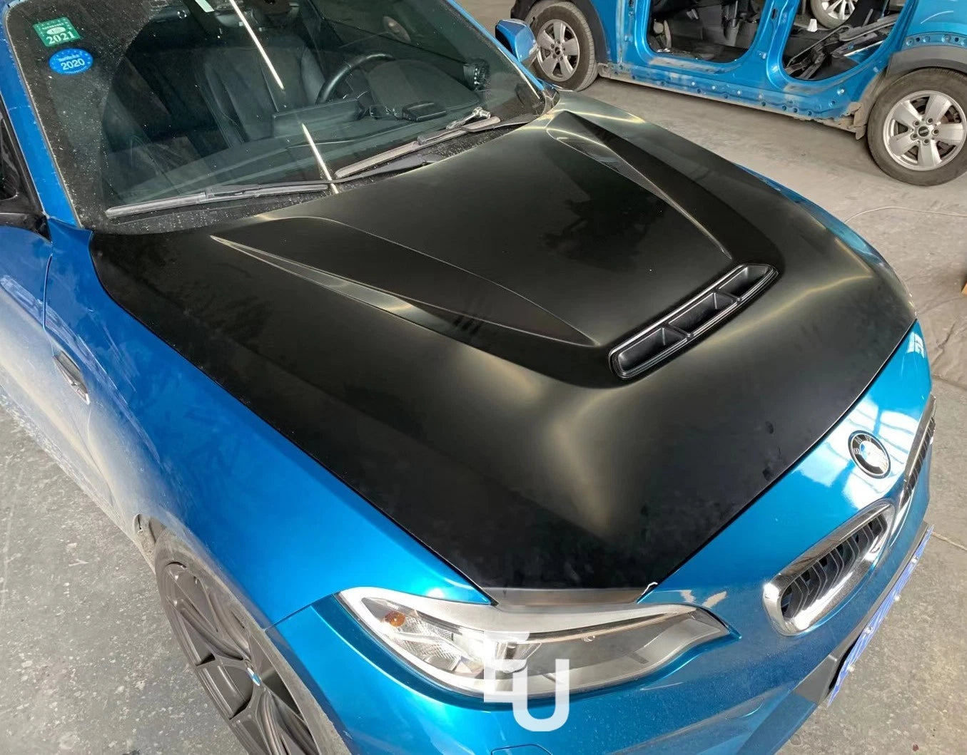 M2 CS GTS STYLE VENTED BONNET SCOOP HOOD BMW 1 2 SERIES F20 15-18 F22 F23 F87 M2
