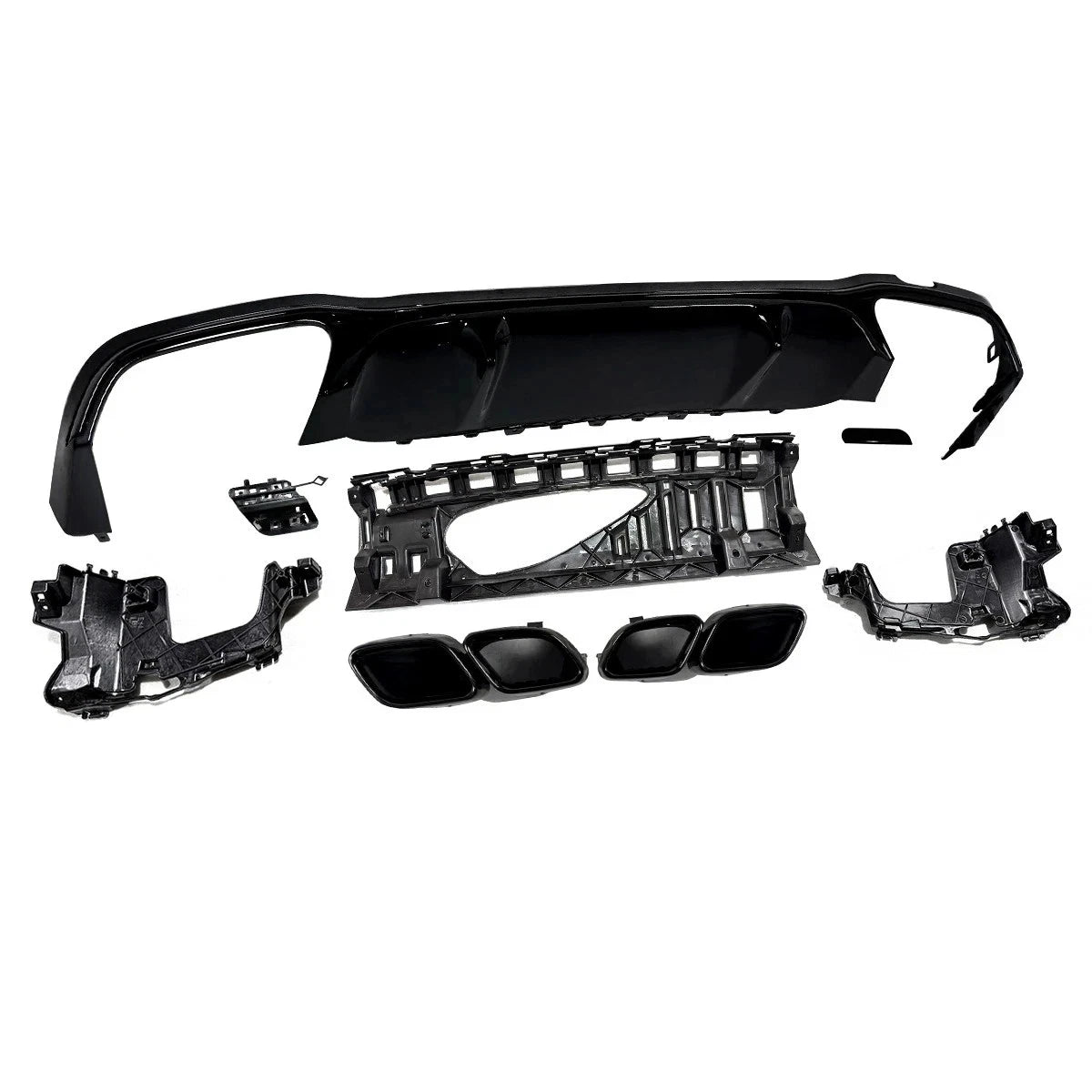 FOR MERCEDES E CLASS W213 LCI SALOON ESTATE E63 LOOK AMG REAR DIFFUSER 2021+