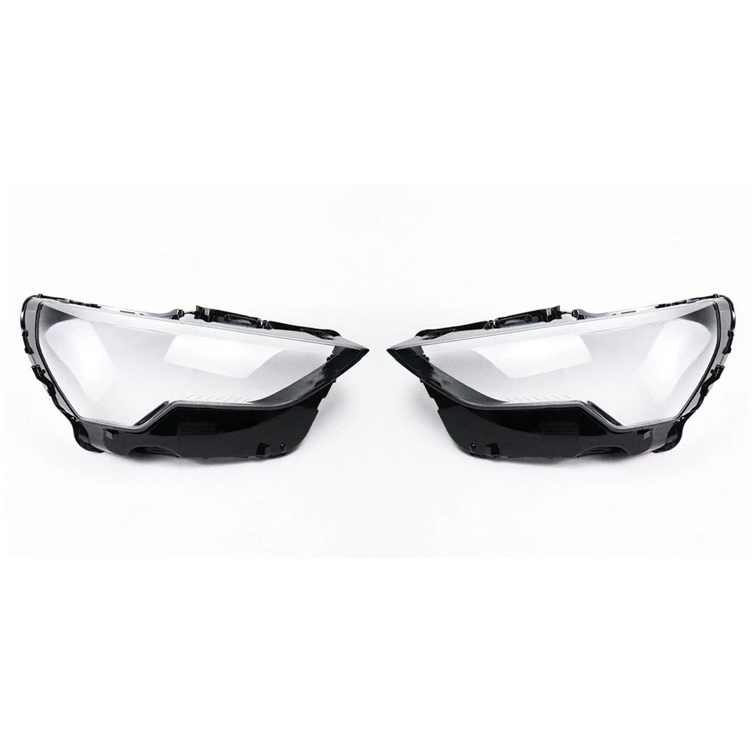 PAIR FRONT CLEAR CAR HEADLIGHT COVER LENS SHELL LAMPSHADE FOR AUDI Q3 2019-2022