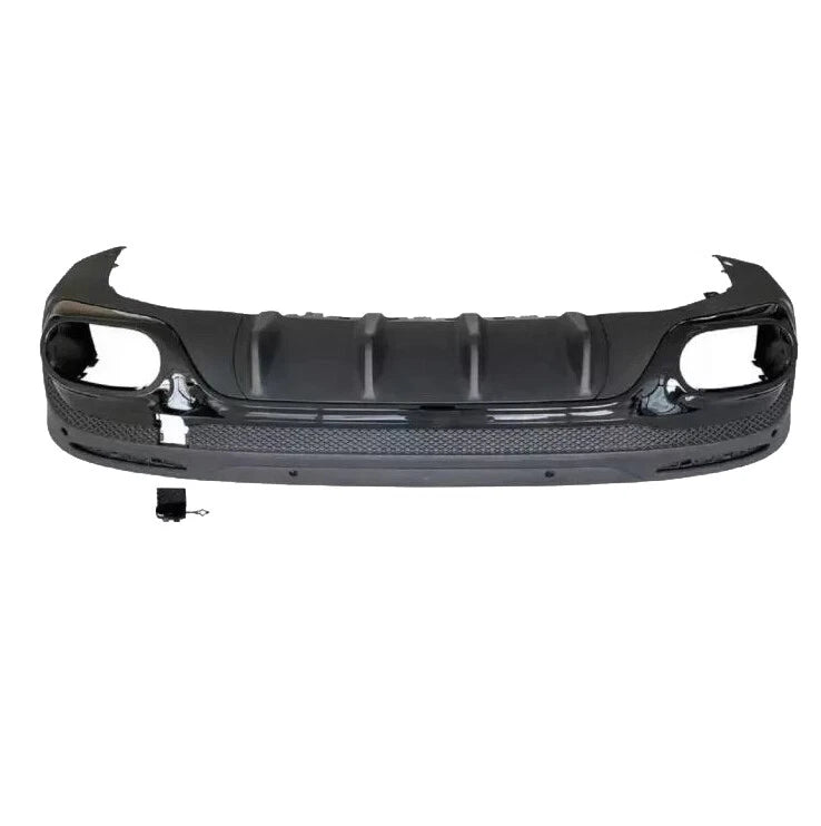 FOR MERCEDES GLB X247 AMG GLB45 STYLE REAR DIFFUSER VALANCE & BLK TAILPIPES 19+