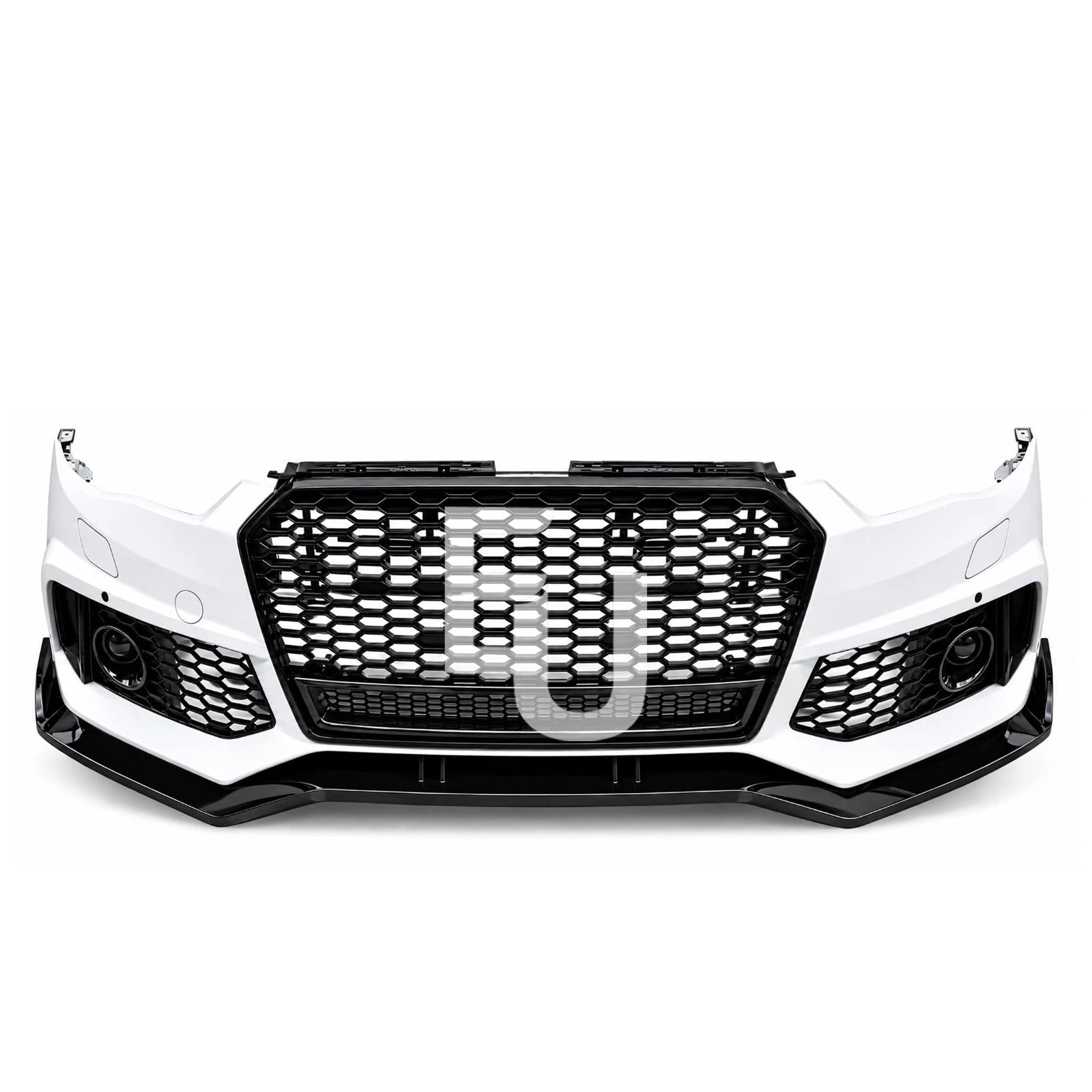 RS6 LOOK FRONT BUMPER CONVERSION BODYKIT W/SPLITTER FOR AUDI A6 S6 C7.5 15-18