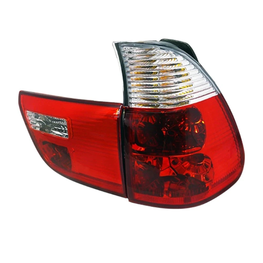 FOR BMW X5 E53 RED CLEAR PARKING TAIL LIGHTS REAR TAIL LIGHTS LIGHT LAMP 2000-06