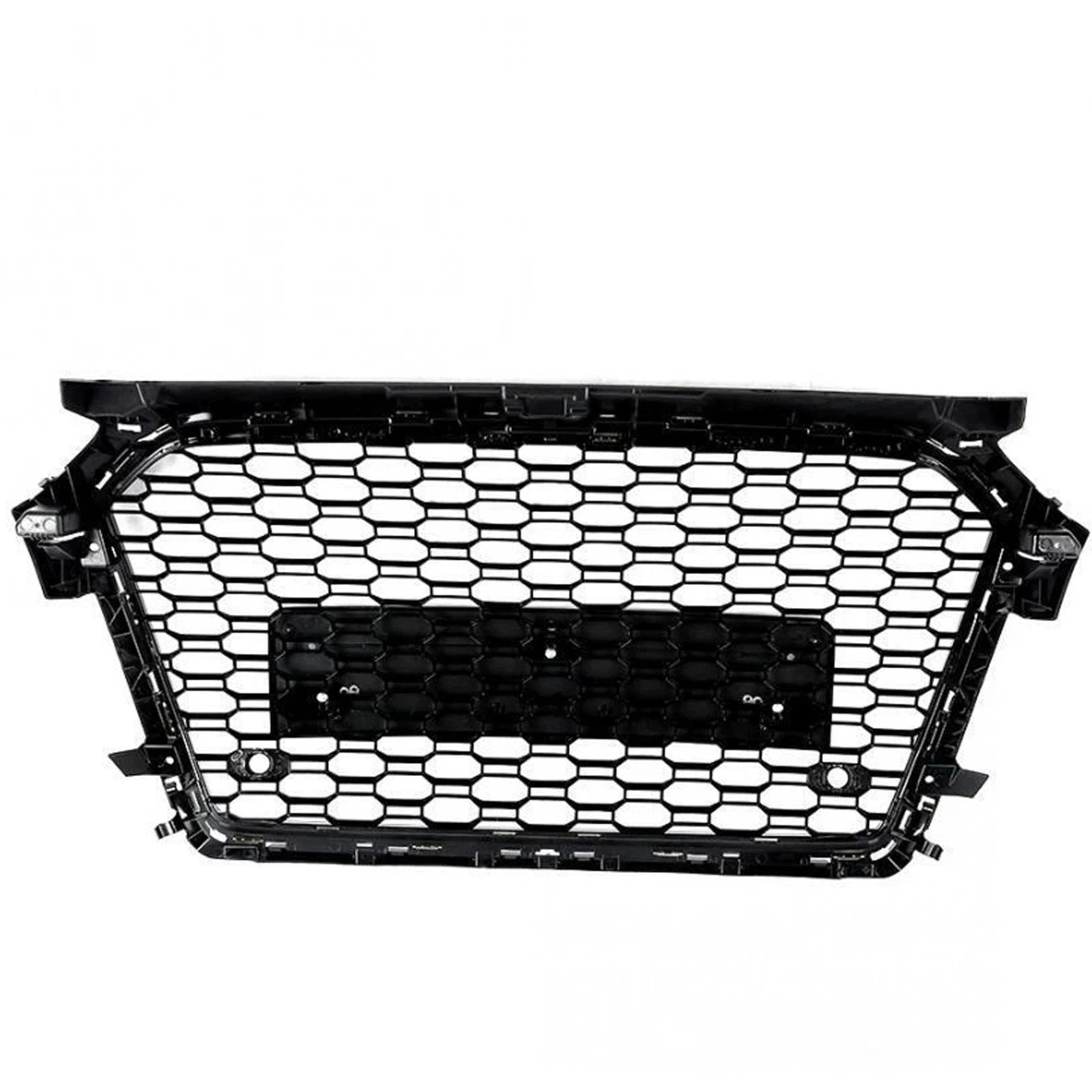 FOR AUDI A1 S1 8X FACELIFT 2015–2018 FRONT GRILLE RS1 STYLE GLOSS BLACK ABS