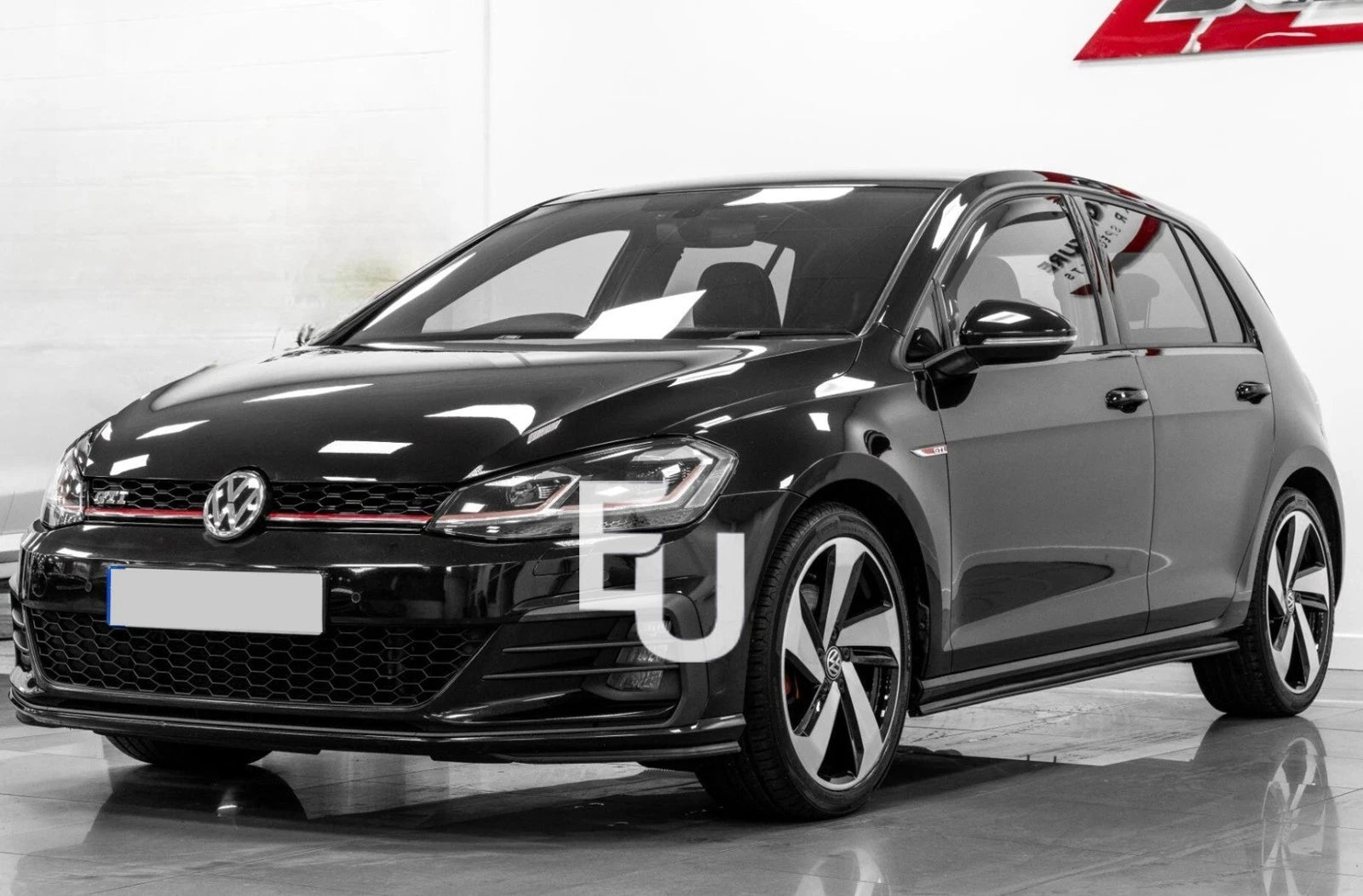 FOR VW GOLF MK7 MK7.5 R-LINE 2013-2018 GTI GTD STYLE SIDE SKIRT EXTENTION GLOSS