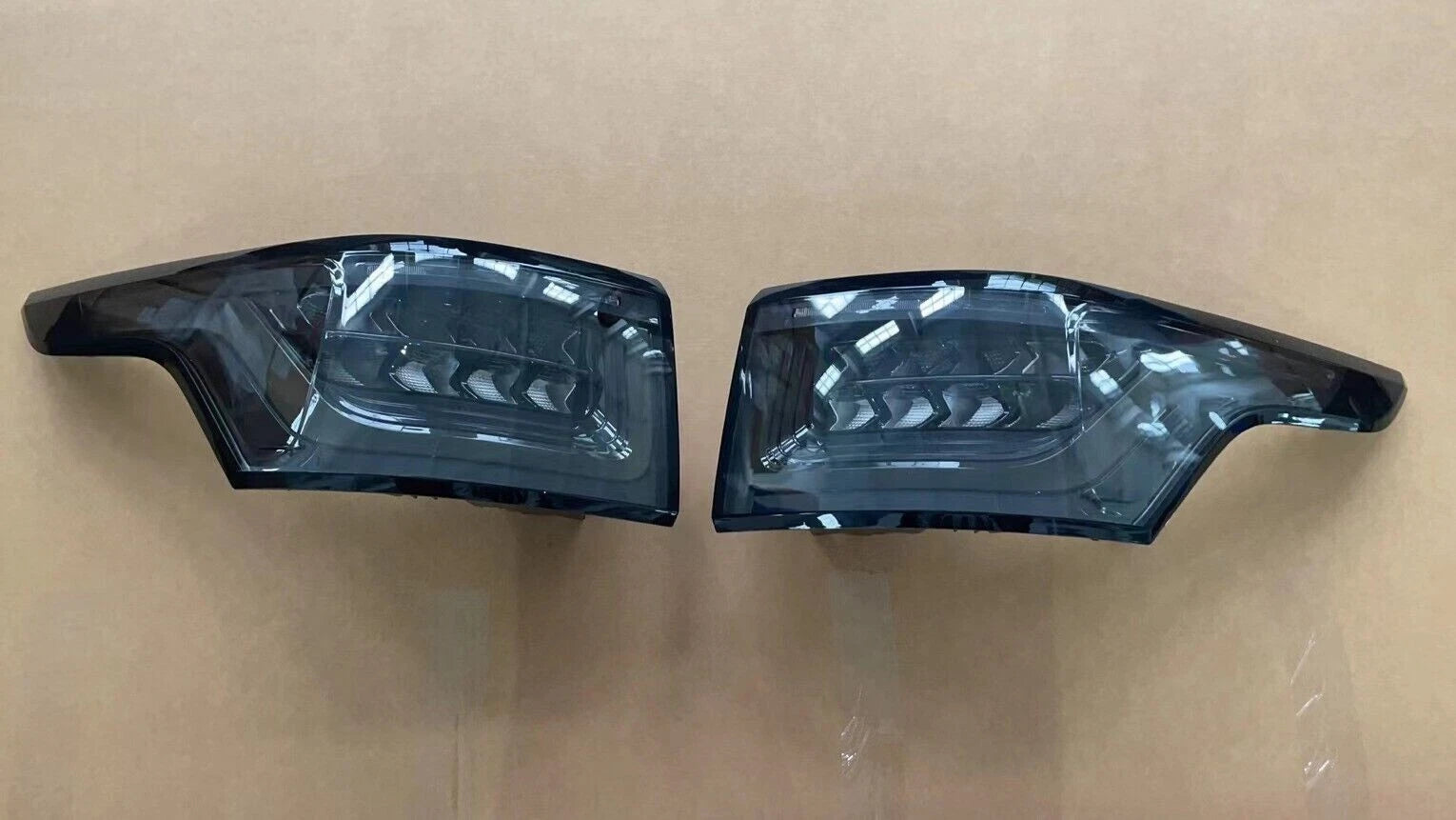 PAIR SEQUENTIAL LED SMOKED REAR TAIL LIGHT LAMP FOR RANGE ROVER SPORT L494 13-22
