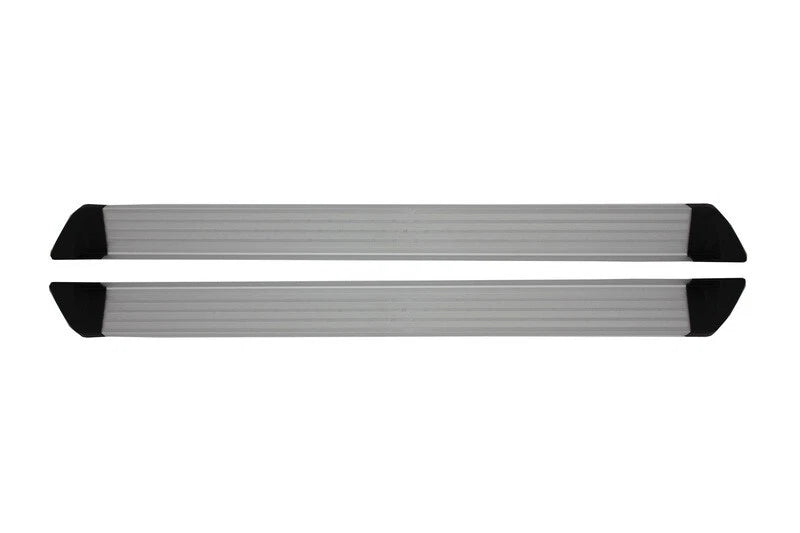 RUNNING BOARDS SIDE STEPS FOR NISSAN QASHQAI QASHQAI+2 J10 07-14 SILVER STYLISH