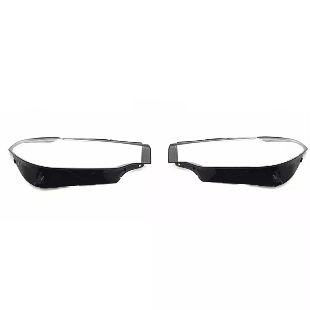 LEFT RIGHT PAIR HEADLIGHT HEADLAMP CLEAR LENS COVER FOR BMW X7 G07 2018-2021