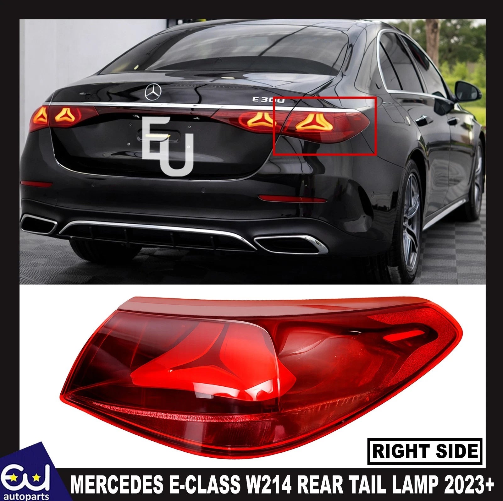 FOR MERCEDES E-CLASS W214 RIGHT DRIVER SIDE REAR OUTER TAIL LIGHT LAMP 2023+