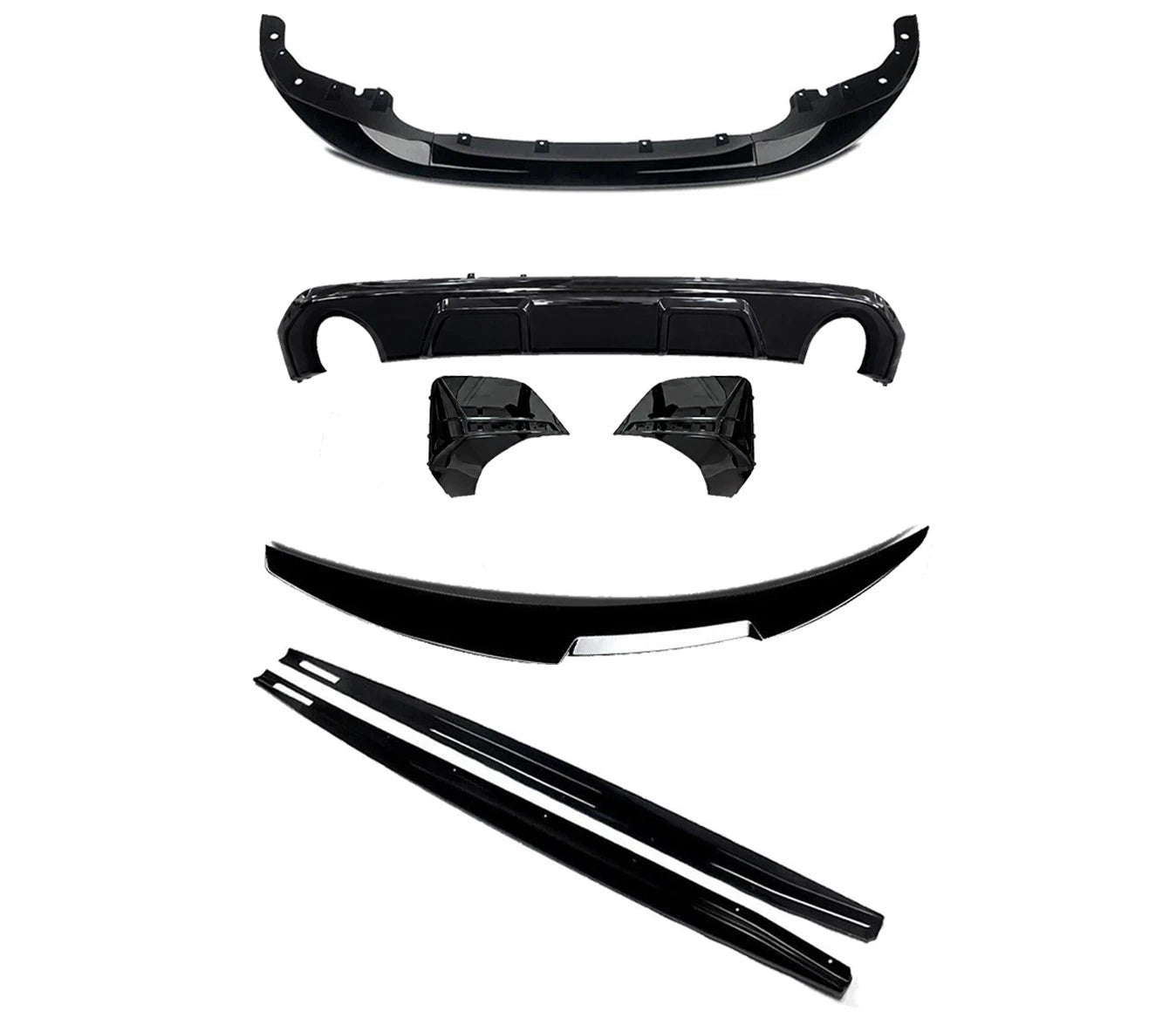 BODY KIT BODYKIT FOR BMW 4 SERIES G26 MP STYLE FRONT SPLITTER LIP REAR DIFFUSER