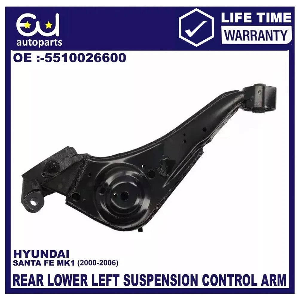REAR LEFT LOWER SUSPENSION CONTROL TRAILING ARM FOR HYUNDAI SANTA FE MK1 00-06