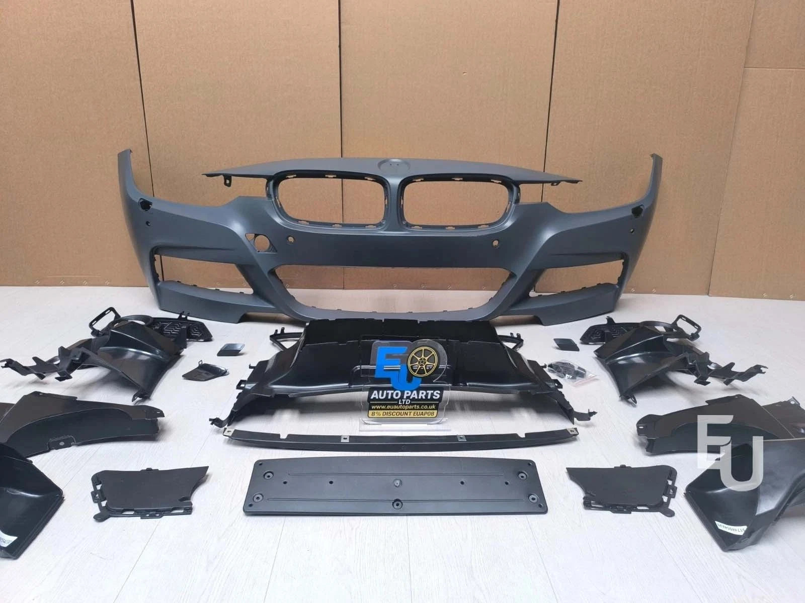 FOR BMW 3 SERIES F30 F31 M SPORT LOOK FRONT BUMPER BODYKIT W/PDC GRILL 2012-2019