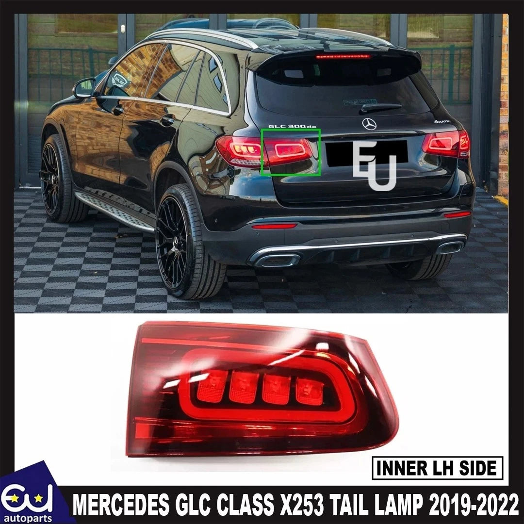 LEFT SIDE INNER REAR TAIL LIGHT LAMP FOR MERCEDES GLC CLASS W253 X253 2019-2021