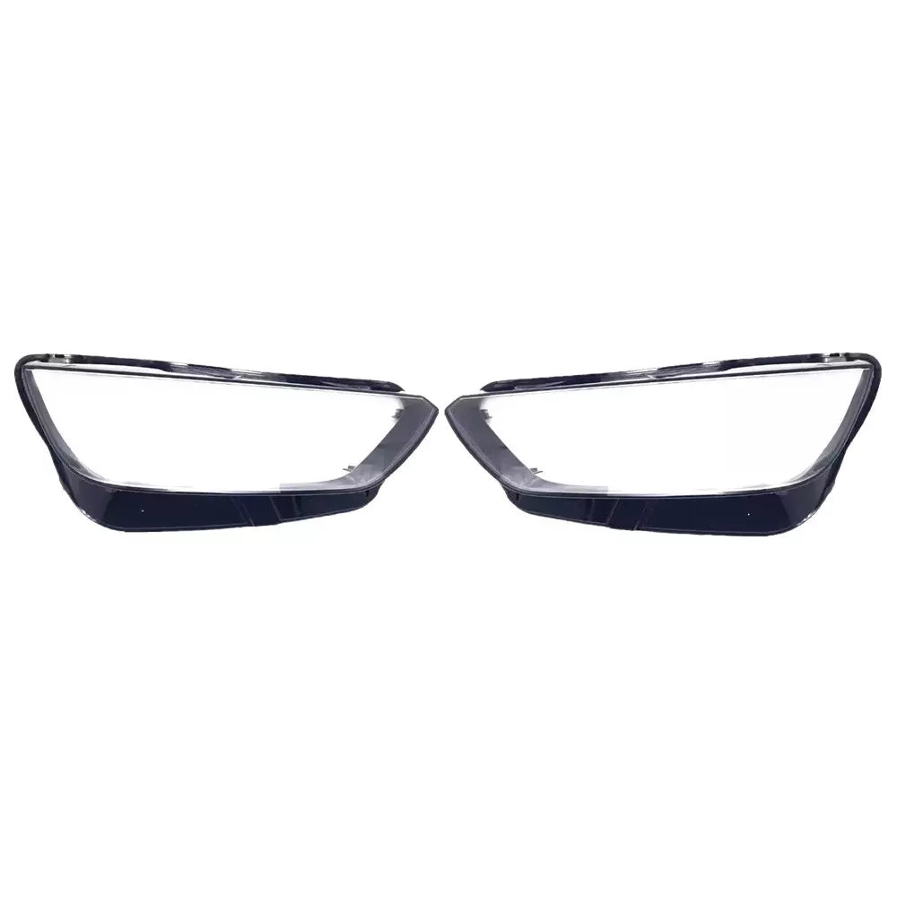 FOR AUDI Q5L 80A LEFT RIGHT SIDE PAIR FRONT HEADLIGHT HEADLAMP LENS COVER 2021+