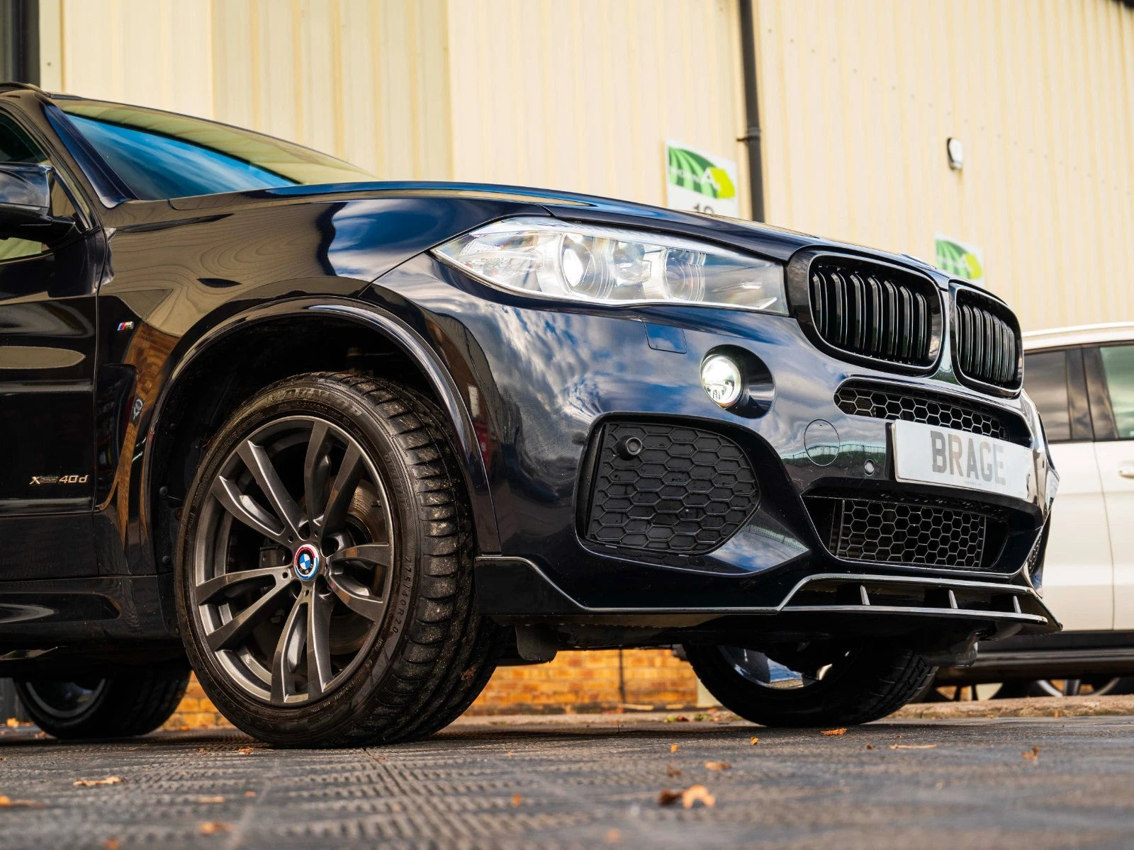 FOR BMW X5 F15 M SPORT FRONT BUMPER SPLITTER LIP SPOILER KIT GLOSS BLK 2013-2018