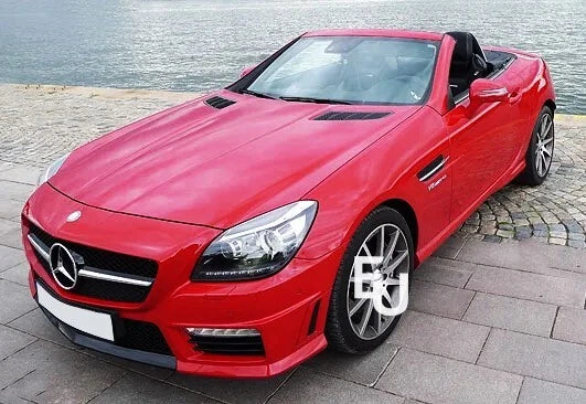 LEFT RIGHT FRONT CLEAR HEADLIGHT LAMP LENS COVER FOR MERCEDES SLK R172 2011-2014