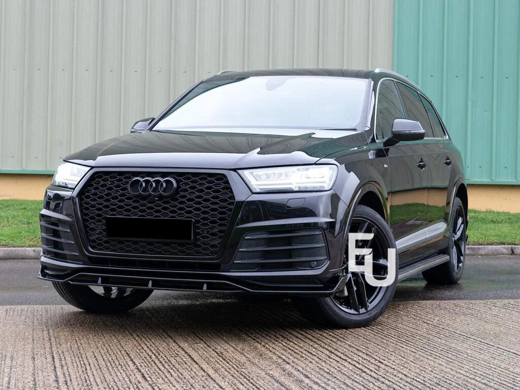 FOR AUDI Q7 4M SLINE SQ7 2015-2019 FRONT GRILLE HONEYCOMB GRILL RSQ7 STYLE BLACK