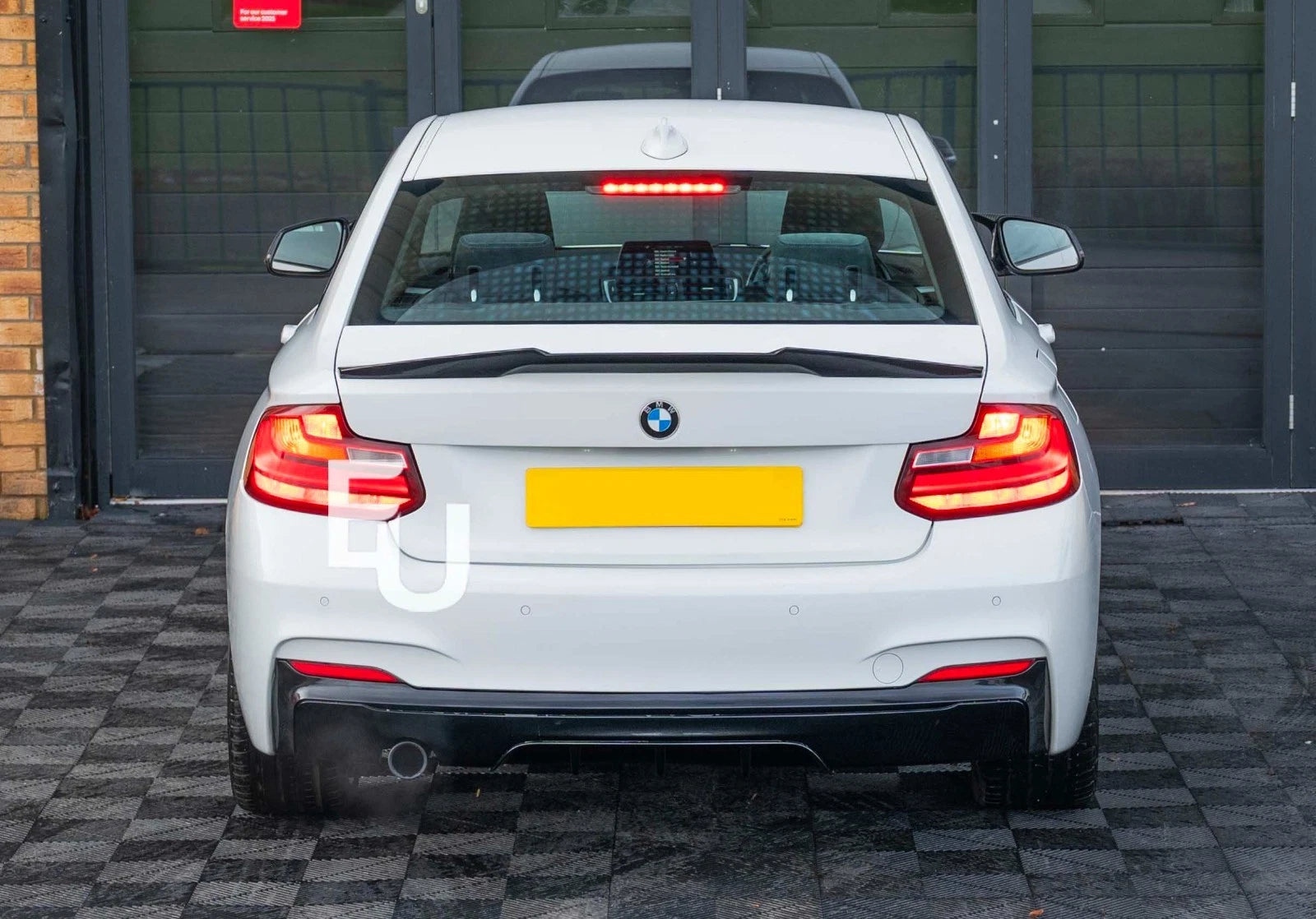 FOR BMW 2 SERIES F22 COUPE F87 M4 STYLE GLOSS BLACK REAR BOOT TRUNK LIP SPOILER