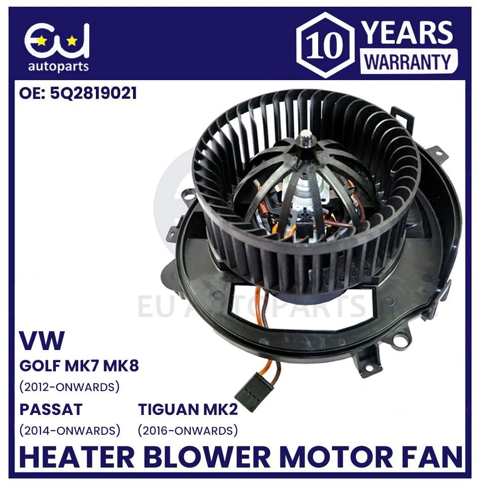 HEATER BLOWER MOTOR FAN FOR VW GOLF MK7 PASSAT 3G2, 3G5 TIGUAN 5Q2819021A