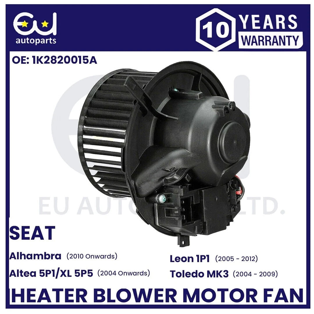 HEATER BLOWER MOTOR FAN FOR SEAT ALHAMBRA ALTEA LEON 1P1 TOLEDO MK3 1K2820015A