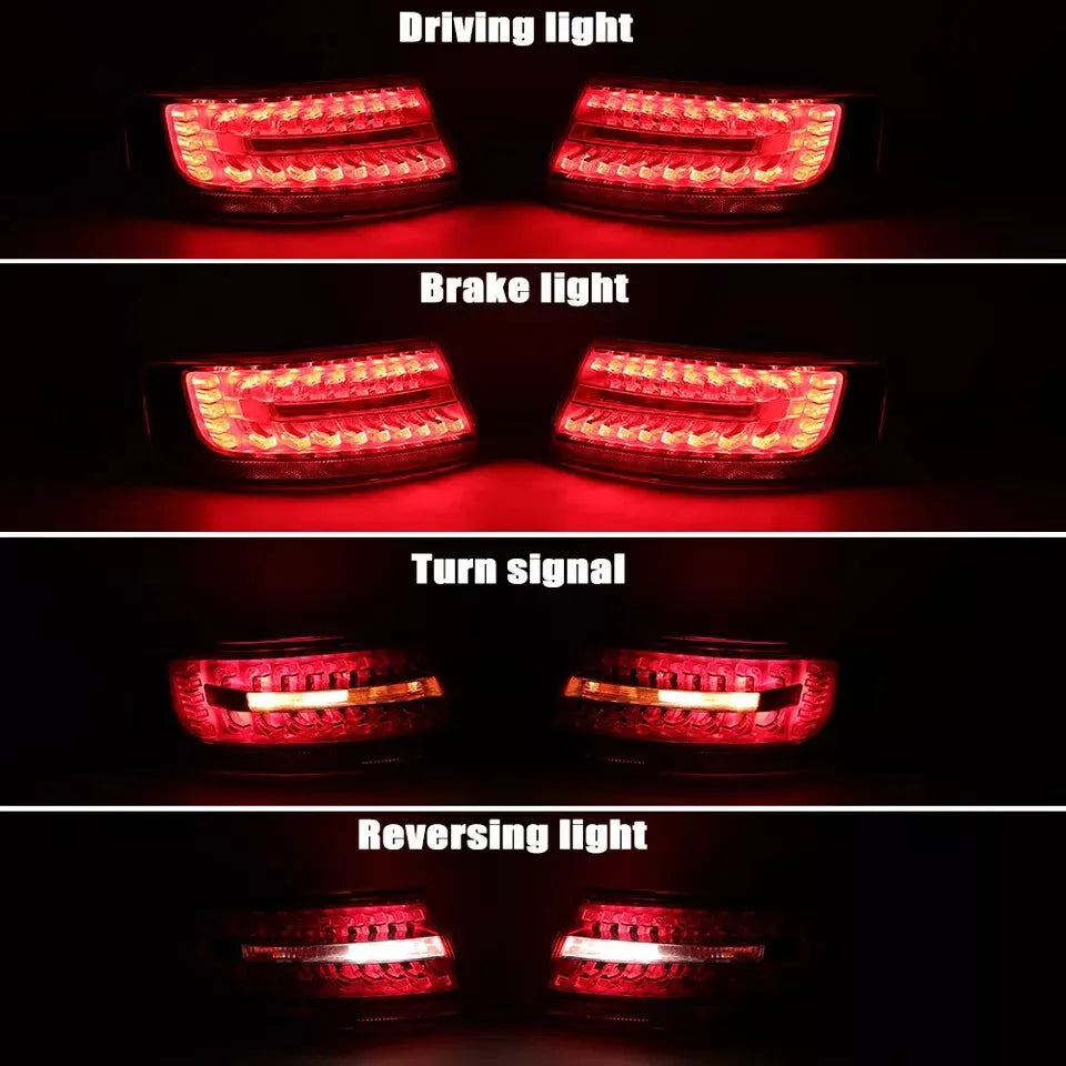 4X LED REAR OUTER INNER TAIL LIGHT LAMP FOR AUDI A6 S6 2009-2011 LEFT+RIGHT UK