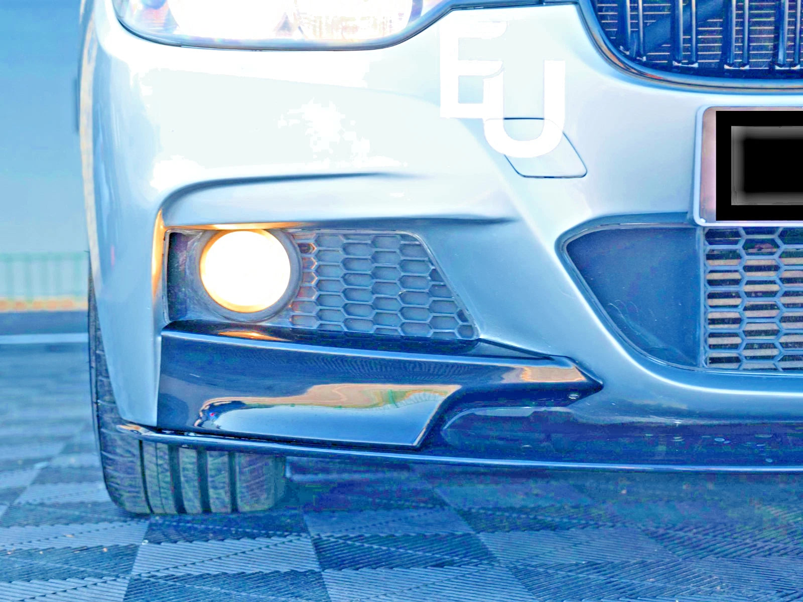 FRONT LIP SPLITTER REAR LED DIFFUSER BODYKIT FOR BMW 3 SERIES F30 MP BODY KIT