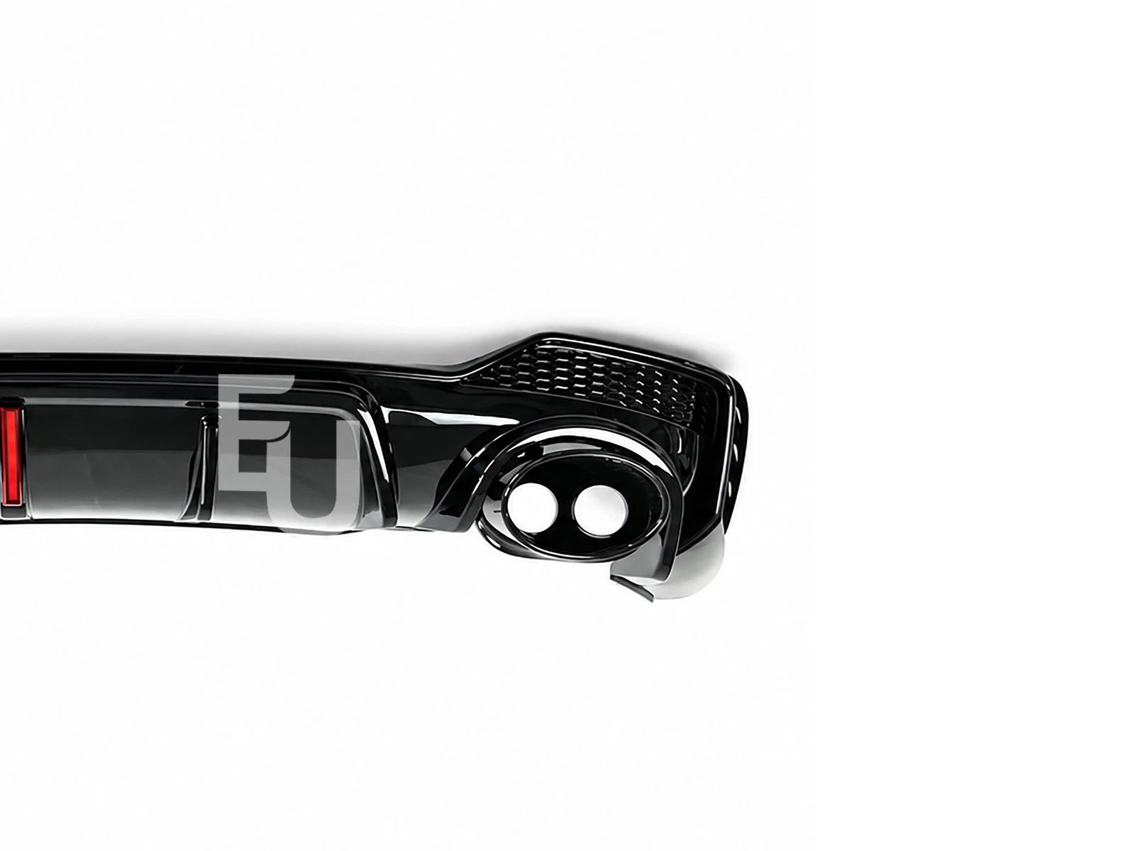 FOR AUDI Q3 F3 SQ3 SUV S-LINE RSQ3 LOOK REAR DIFFUSER W/LED TAILPIPES 2019-2025