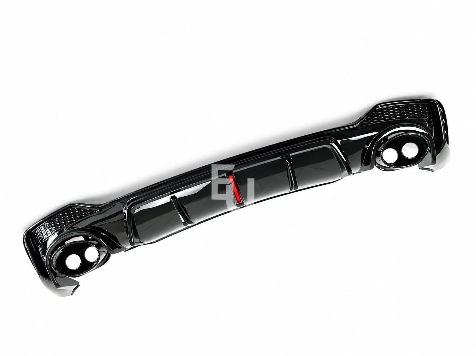 FOR AUDI Q3 F3 SQ3 SUV S-LINE RSQ3 LOOK REAR DIFFUSER W/LED TAILPIPES 2019-2025