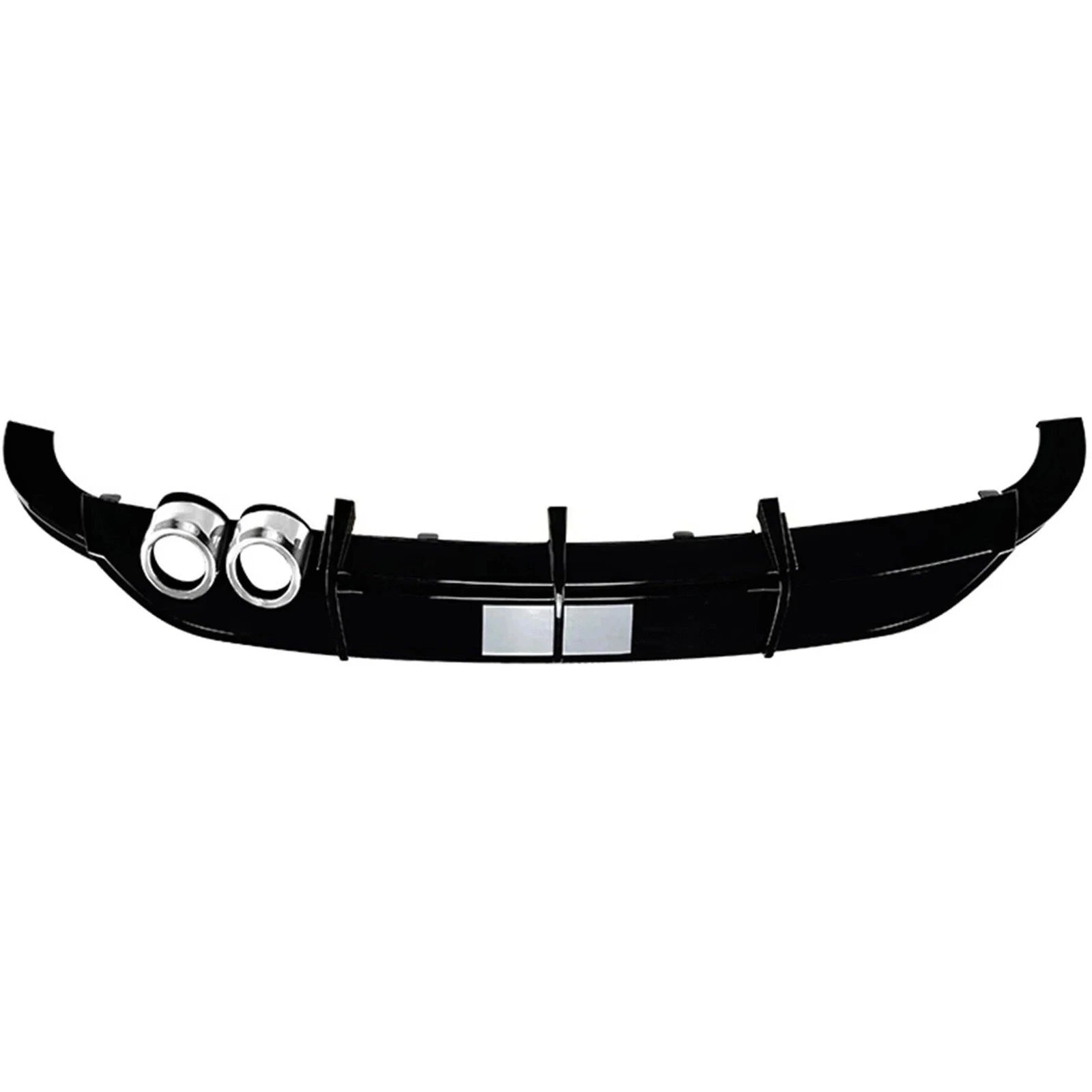 FOR VOLKSWAGEN POLO MK5 6R REAR BUMPER DIFFUSER LIP GLOSS BLACK 2009-2014