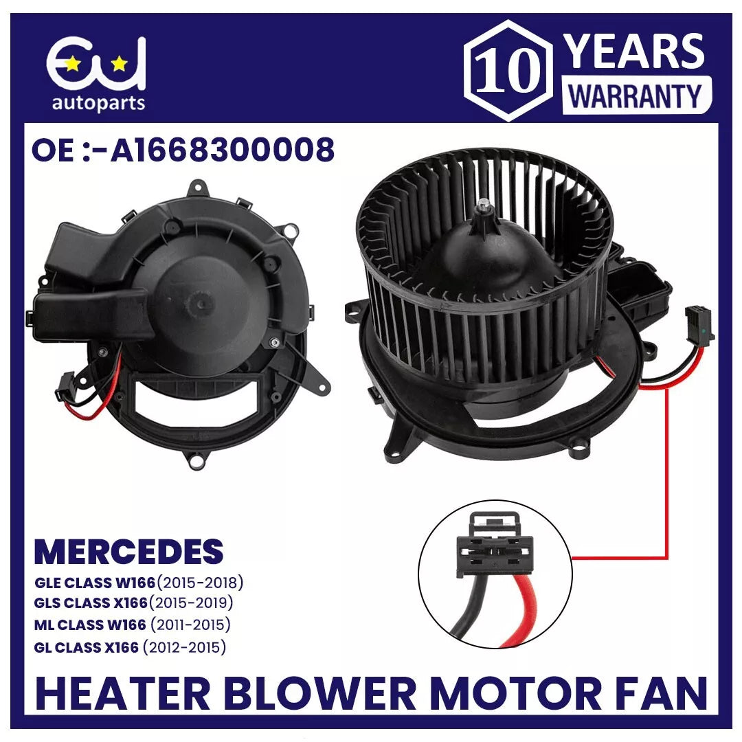 HEATER BLOWER MOTOR FAN FOR MERCEDES GLE GLS M GL CLASS X166 W166 A1669066100