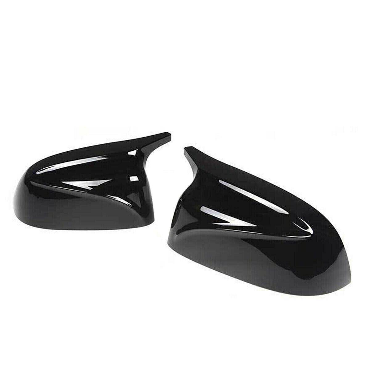 2X GLOSS BLACK MIRROR COVER CAPS FOR BMW SUV X3 X4 G01 G02 X5 X6 X7 G05 G06 G07