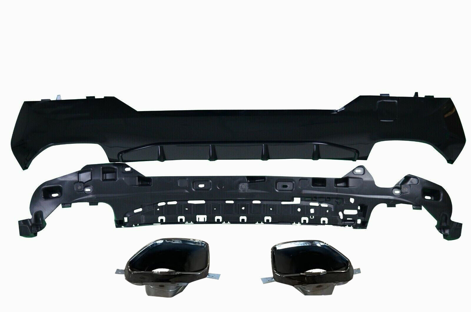 FOR BMW 4 SERIES G22 440I LOOK M PERFORMANCE REAR DIFFUSER SPLITTER VALANCE 20+