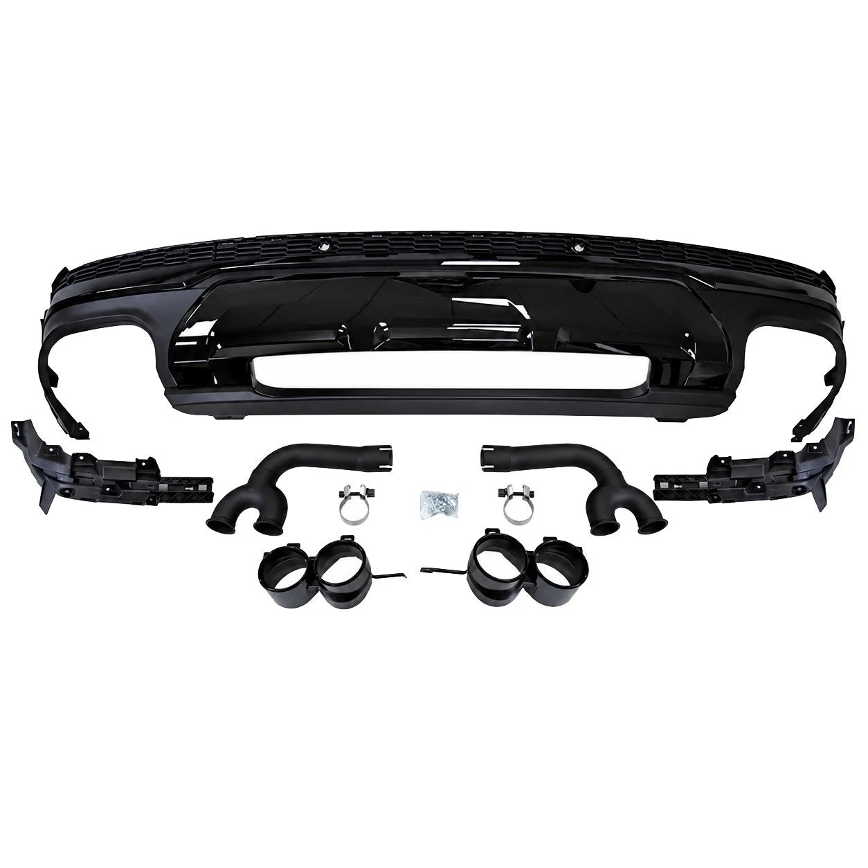 SQ7 CONVERSION BODYKIT FRONT SPLITTER REAR DIFFUSER LCI FOR AUDI Q7 S-LINE 2020+