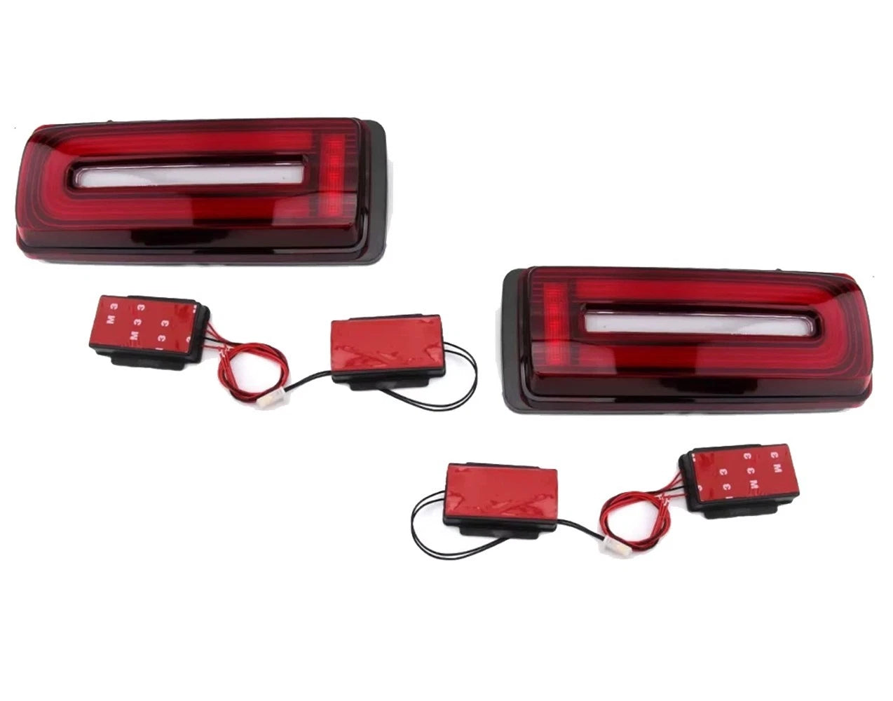 FOR MERCEDES BENZ G CLASS G500 W463 BRAKE LED TAIL LIGHT LAMP SET 1990-2018