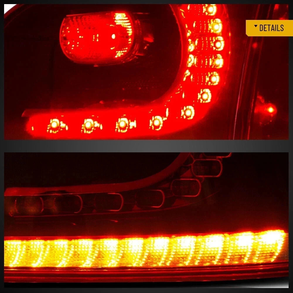 LED HEADLIGHT RED EYE REAR TAIL LIGHTS LAMP SET FOR VW GOLF MK6 08-13 SEQUENTIAL