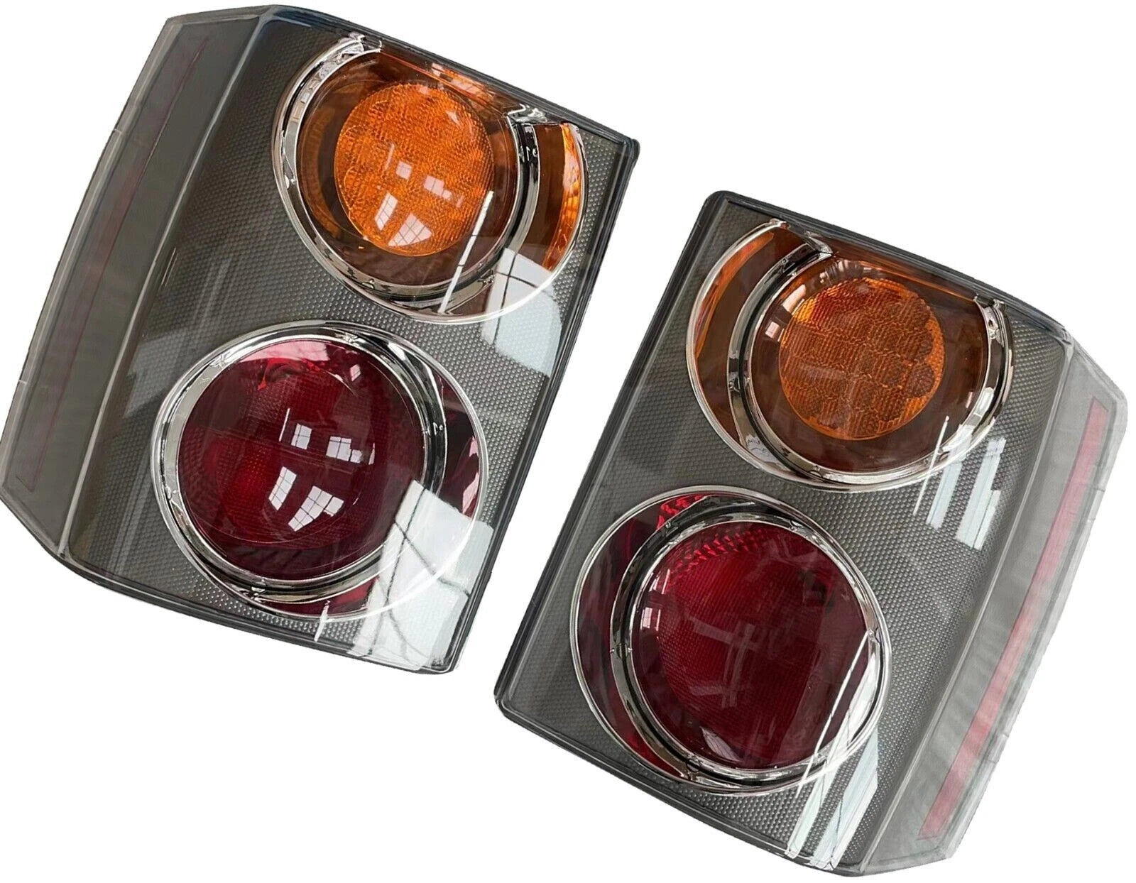 PAIR REAR TAIL LIGHT BRAKE LAMP FOR RANGE ROVER VOGUE L322 2002-2009 AMBER/RED