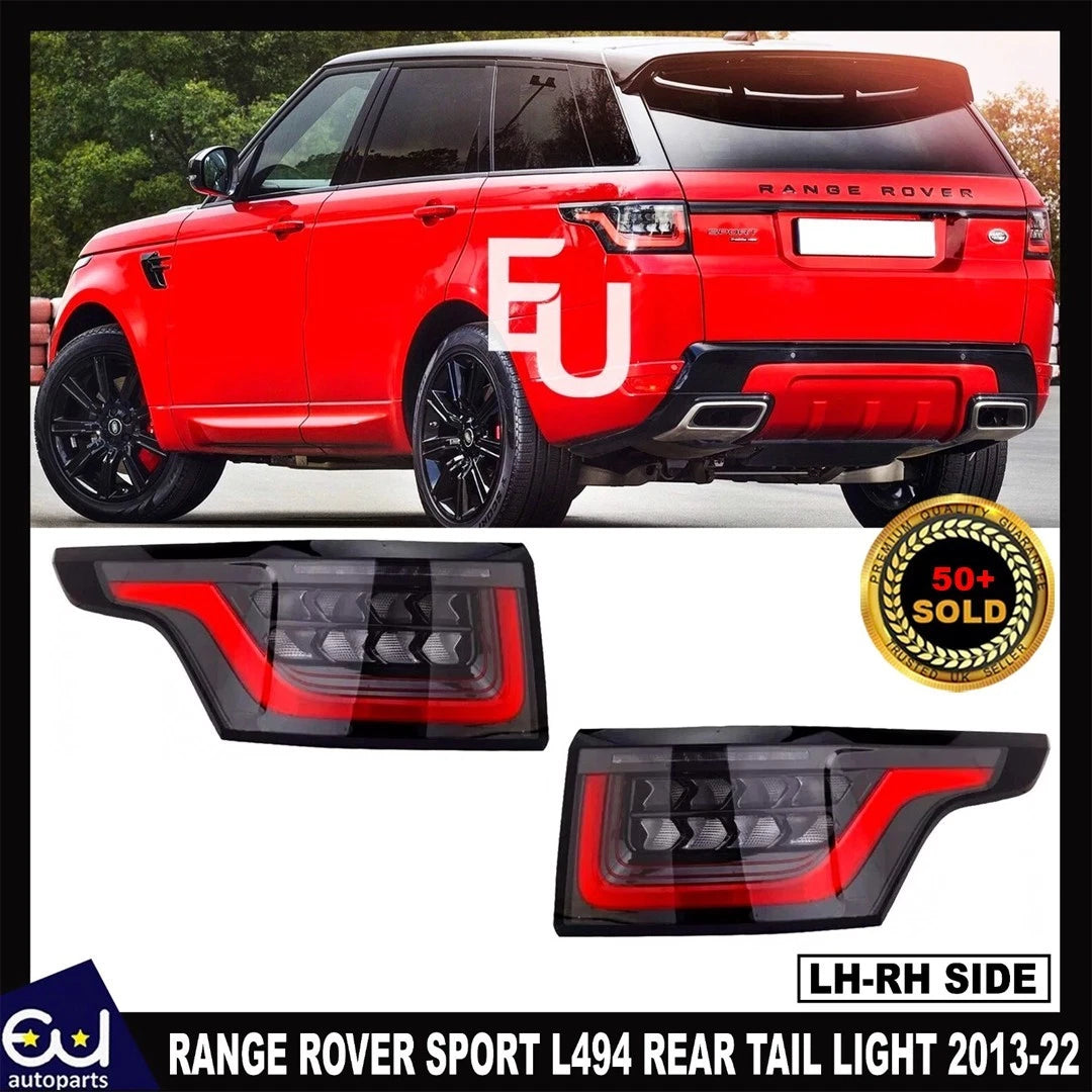 PAIR DYNAMIC LED REAR TAIL LIGHT BRAKE LAMP FOR RANGE ROVER SPORT L494 2013–2022