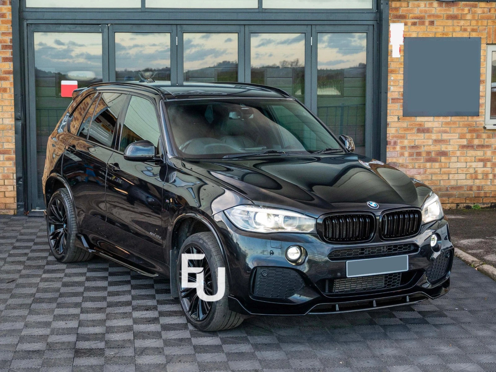 FOR BMW X5 F15 X6 F16 M SPORT SIDE SKIRTS EXTENSION BLADES LIP GLOSS BLACK 13-18