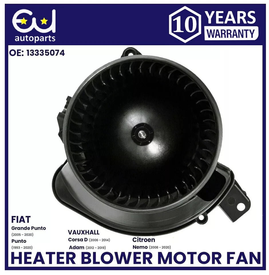 HEATER BLOWER MOTOR FAN FOR VAUXHALL CORSA D CORSA E PUNTO GRAND PUNTO ADAM