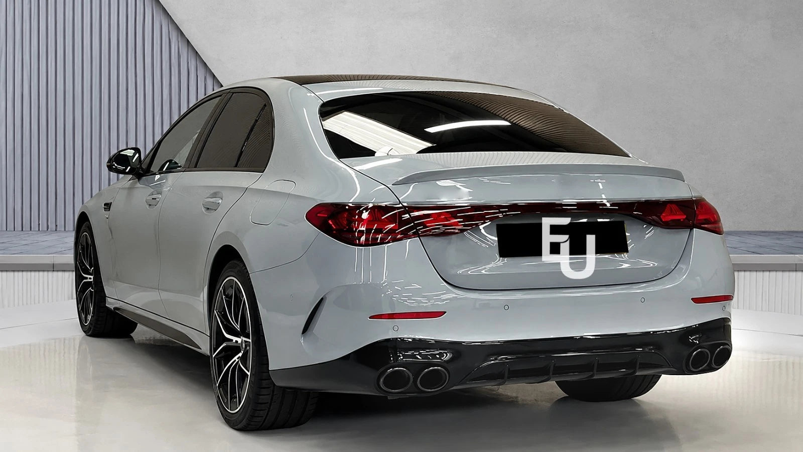 FOR MERCEDES E CLASS E53 LOOK W214 S214 SALOON ESTATE REAR DIFFUSER TAIL PIPE