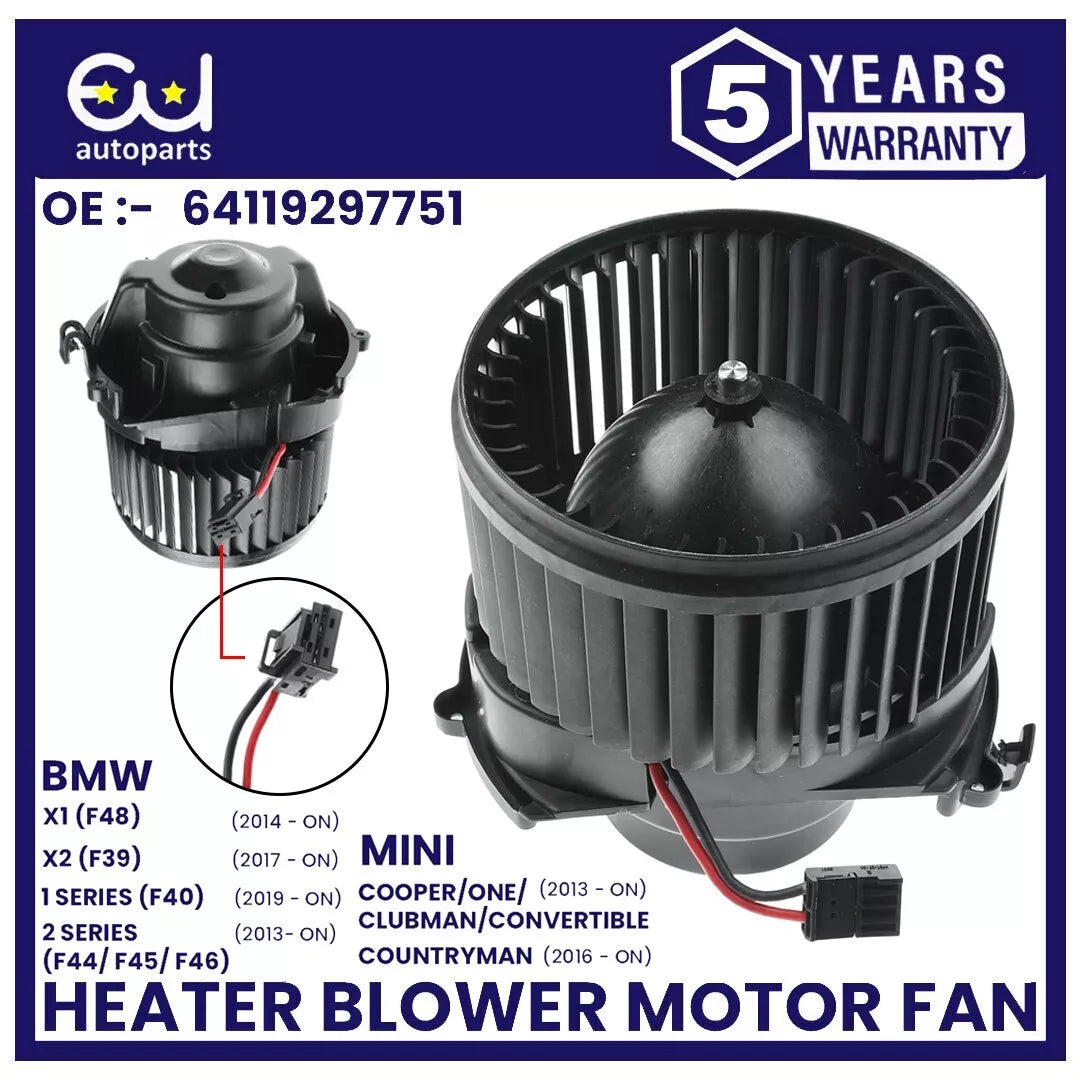 HEATER BLOWER MOTOR FAN FOR BMW 1 2 SERIES X1 X2 F45 F46 F48 F39 F49 MINI COOPER