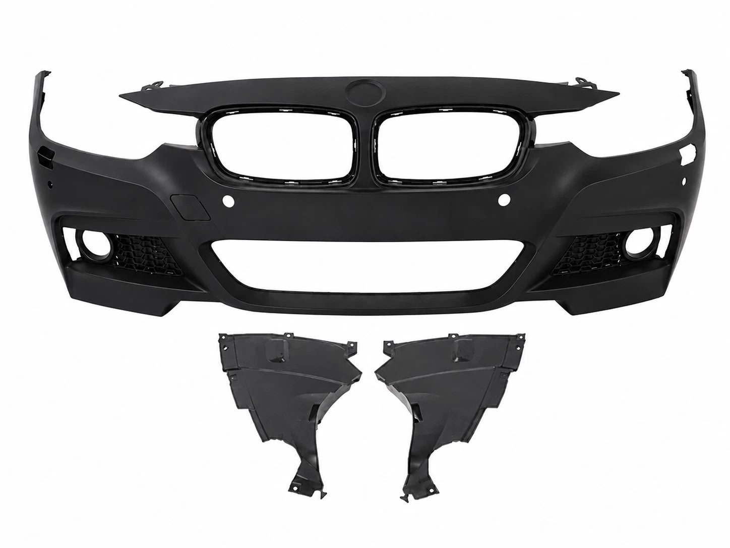FOR BMW 3 SERIES FRONT BUMPER + GRILLES F30 F31 12-19 M SPORT W/PDC WASHER HOLE