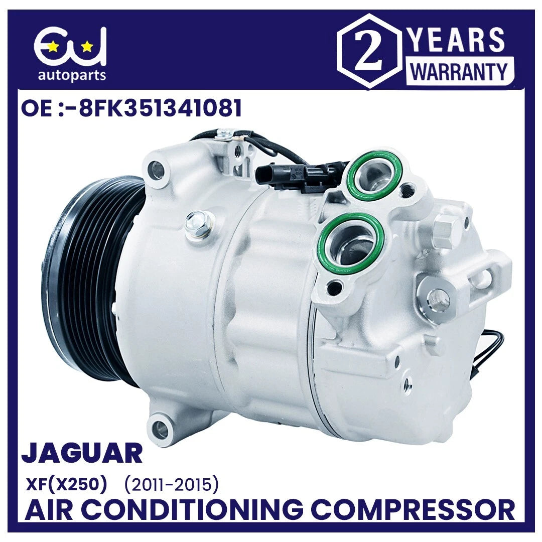 AIR CONDITIONING AC COMPRESSOR FOR JAGUAR XF X250 11-15 2.2 D C2Z13666 C2Z29596