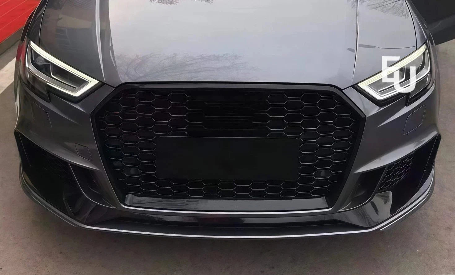 FRONT BUMPER RS3 STYLE REPLACEMENT FOR AUDI A3 HATCHBACK SPORTSBACK 8V 16-20