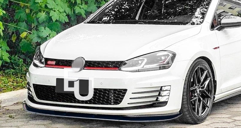 FOR VW GOLF MK7 MK7.5 R GTD GTI TSI TDI FRONT SPLITTER SPOILER LIP BODYKIT 13-20