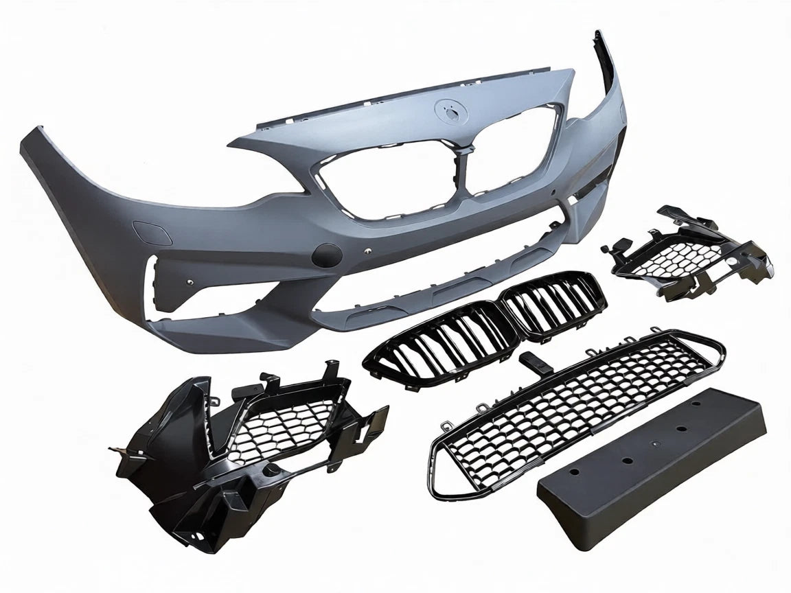 FOR BMW 2 SERIES F22 F23 M2 COMPETITION STYLE FRONT BUMPER WITH FRONT SPLITTER