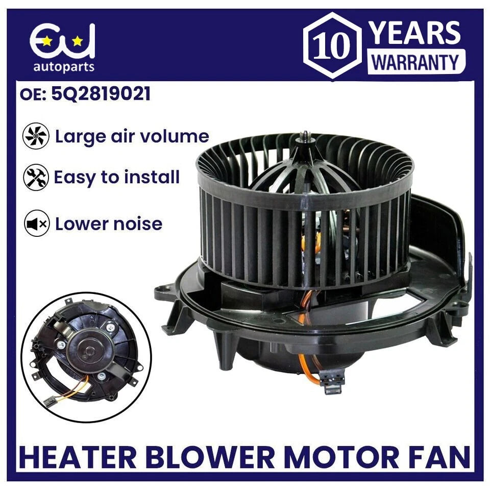 HEATER BLOWER FAN MOTOR AUDI A3 8V 2013-ON FOR VW TIGUAN MK2 TOURAN 2015 ONWARDS