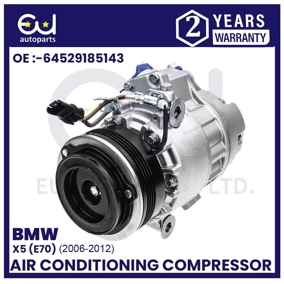 AIR CONDITIONING AC COMPRESSOR PUMP FOR BMW X5 E70 30i 2006-10 3.0 64529185143