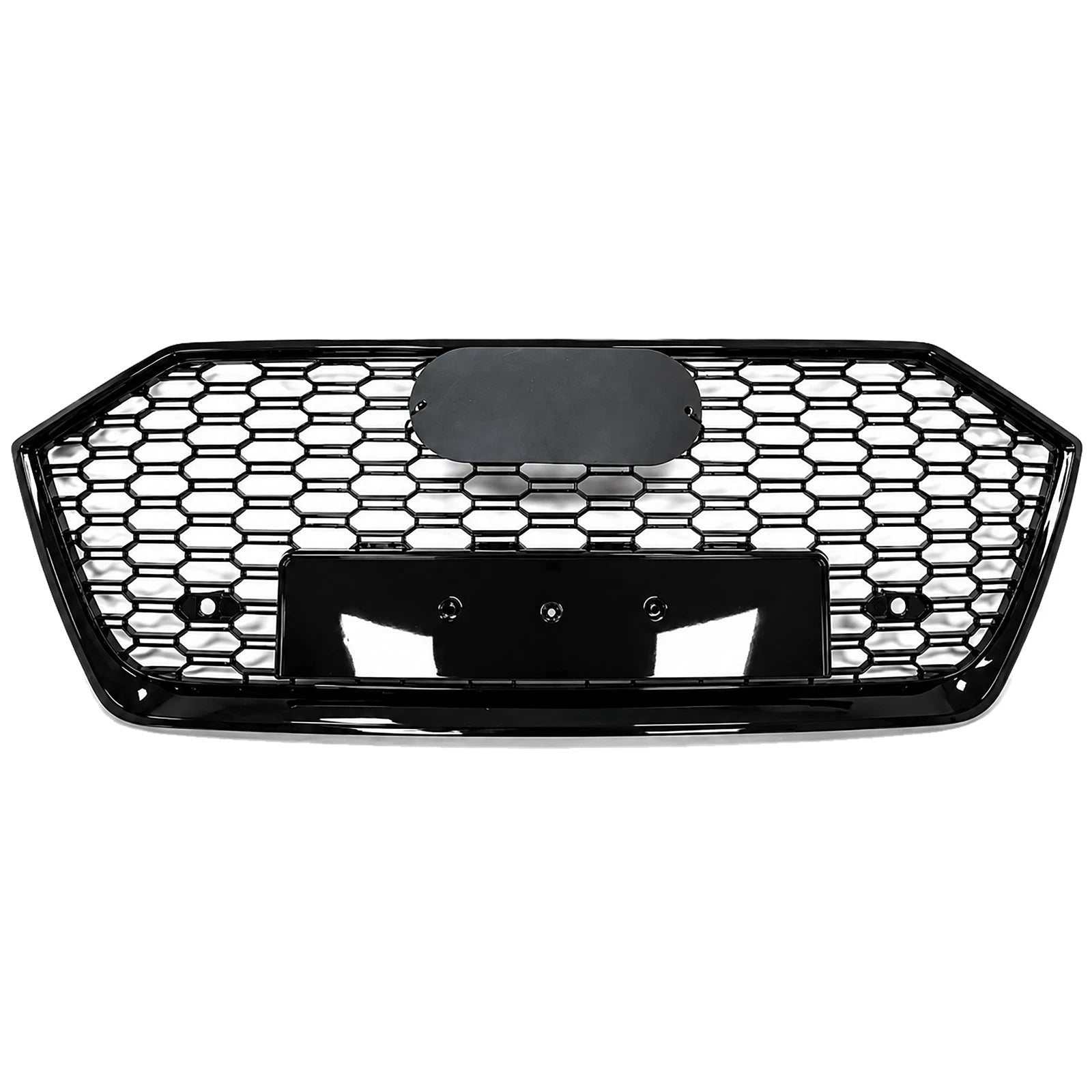 FOR AUDI A7 S7 2018-2025 4KA FRONT HONEYCOMB GRILLE GRILL RS7 STYLE GLOSS BLACK