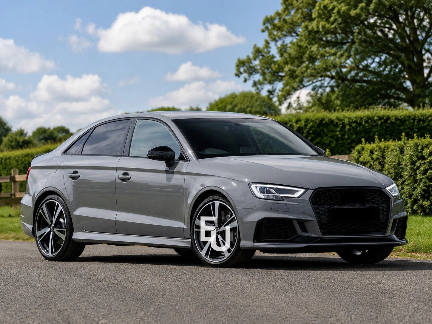 RS3 STYLE FRONT BUMPER CONVERSION KIT FOR AUDI A3 S3 8V 2016–2020 FACELIFT SEDAN