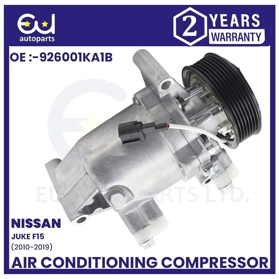 AIR CON A/C AC COMPRESSOR PUMP FOR NISSAN JUKE F15 2010-2019 1.6 PETROL DIG-T